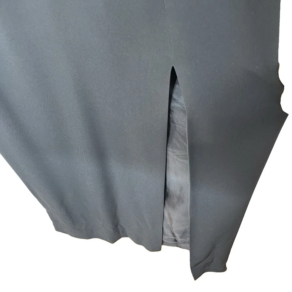 Vintage 90s‎ Rimini by Shaw Women's Velvet Floral Formal Evening Maxi Dress 14 - Picture 5 of 10